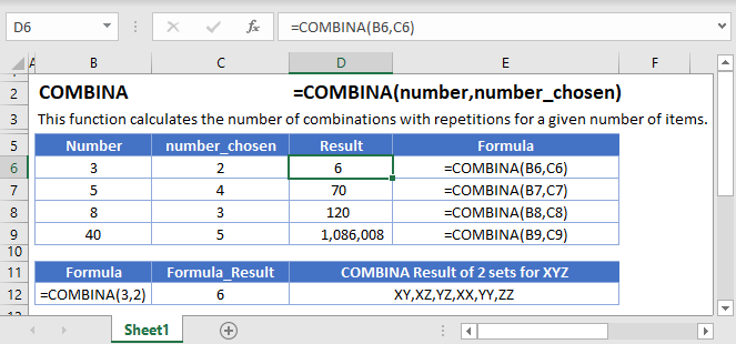 COMBINA Main