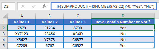 IF Sumproduct Number 