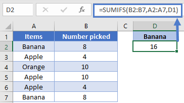 Two column SUMIFS