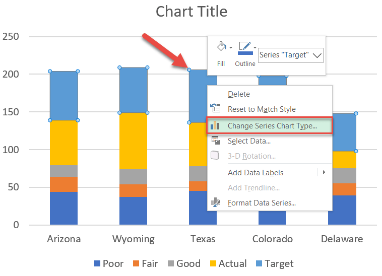Change Series Chart Type