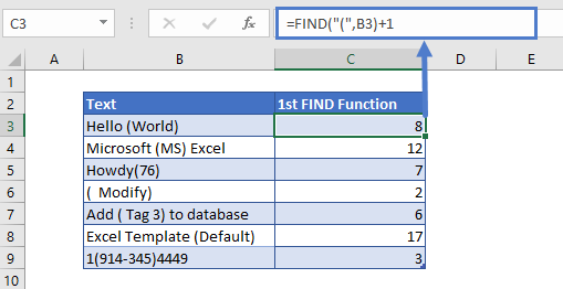 Extract Text Between Characters 1st Find Function