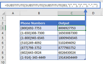 Remove Multiple Characters