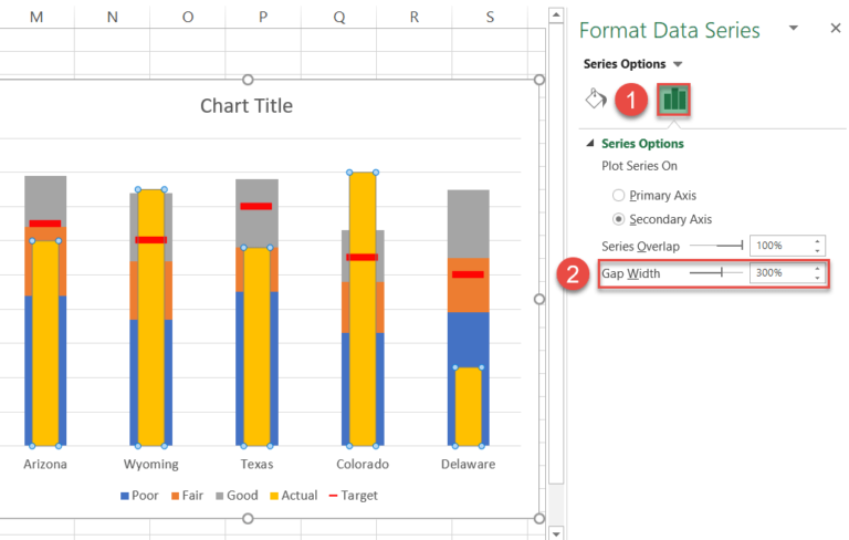 How to Create a Bullet Graph in Excel - Automate Excel