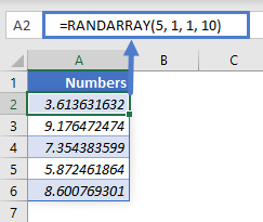 RANDARRAY Blank