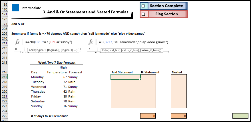 excel boot camp header