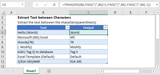 mf extract text between characters parenthesis