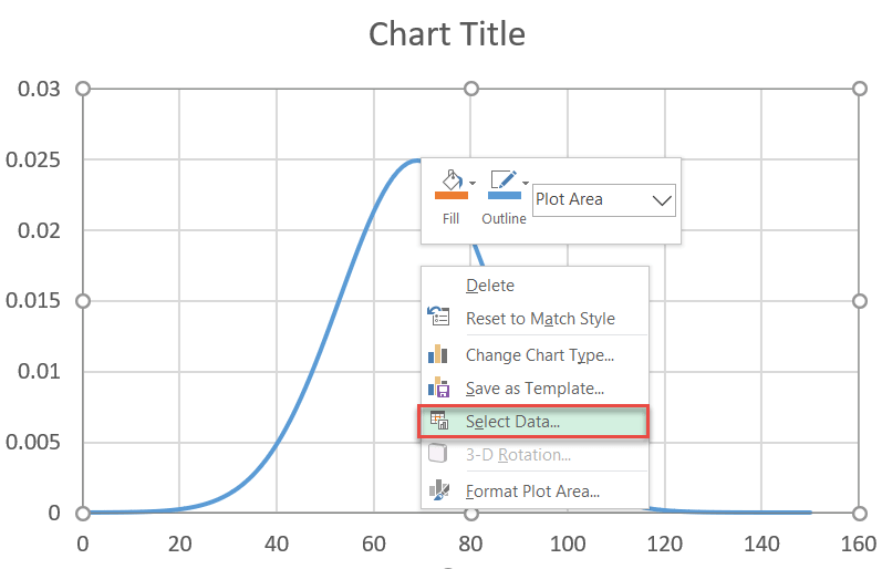 Excel select data