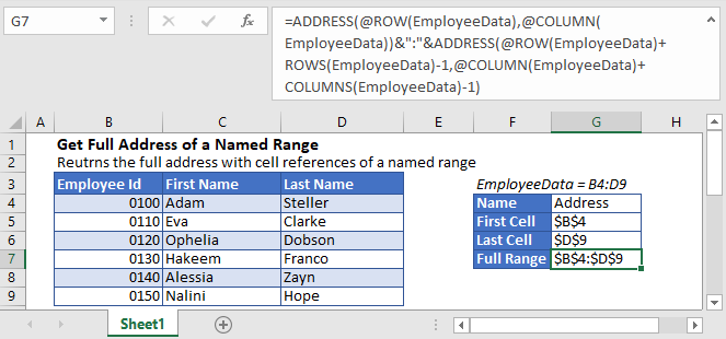 Get Full Address of Named Range