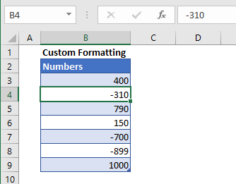 Custom Formatting 1