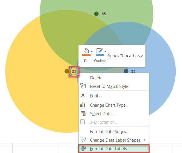 Open the Format Data Labels task pane