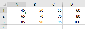 vba 2D array