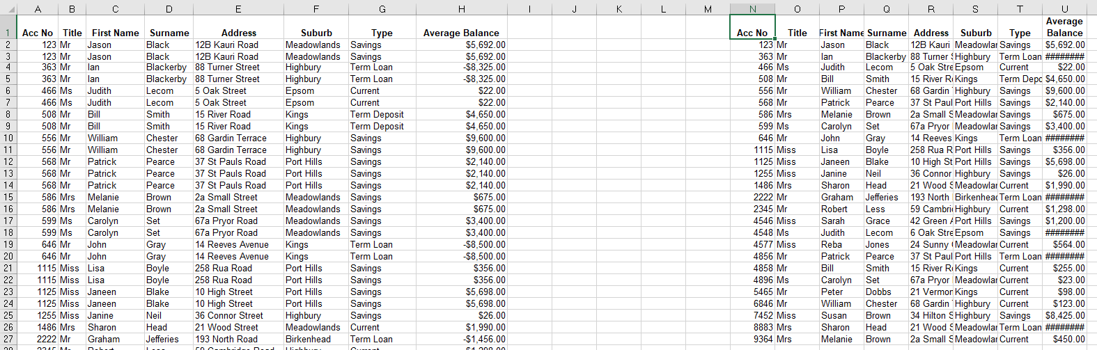 vba filtering remove duplicates