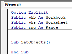 vba objects 3