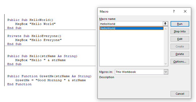 vba publicvsprivate macro window 2