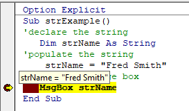 vba string fixed size