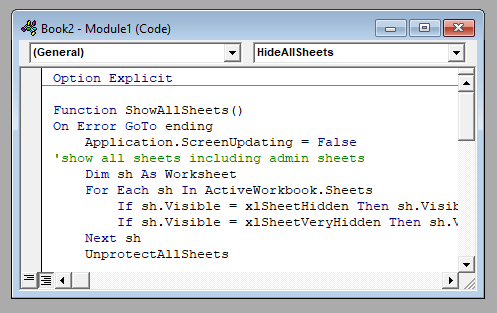 vba what is a module 1