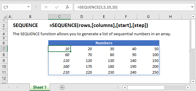 SEQUENCE Main Function