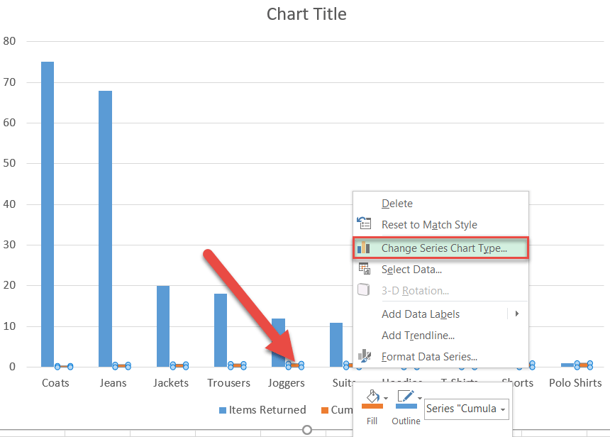 Change Series Chart Type