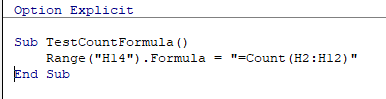 vba formula test count formula