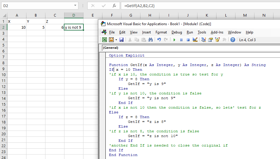 Множественное если vba excel - Word и Excel - помощь в работе с программами