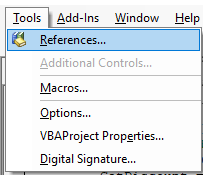 vba reference