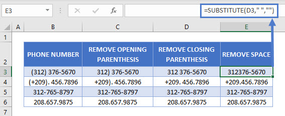 REMOVE SPACE