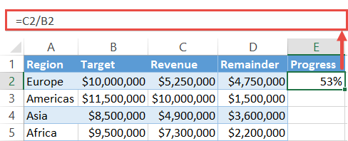 Create column Progress