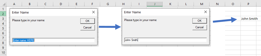 vba input box enter