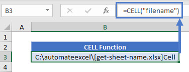 Get Worksheet Name From Formula Excel Automate Excel