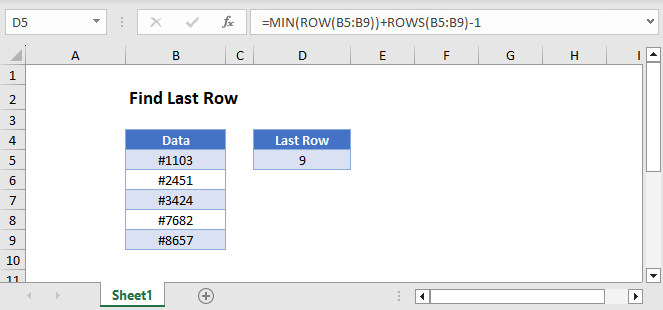 Find Last Row Main