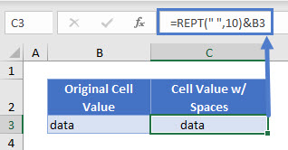 add spaces to cell 01