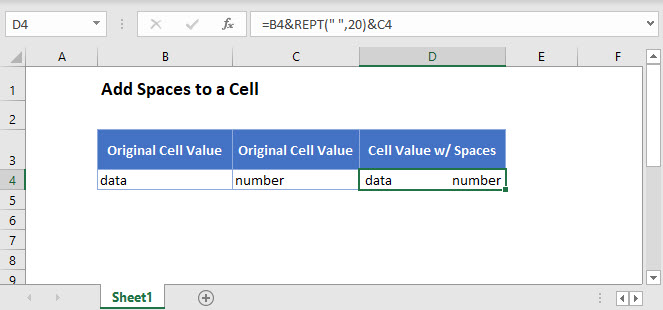 add spaces to cell Main Function