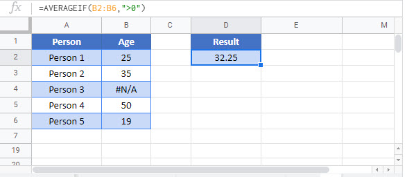 average ignore errors Google Function