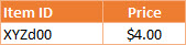 case sensitive lookup LU Table01