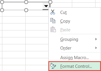 Choose "Format Control"