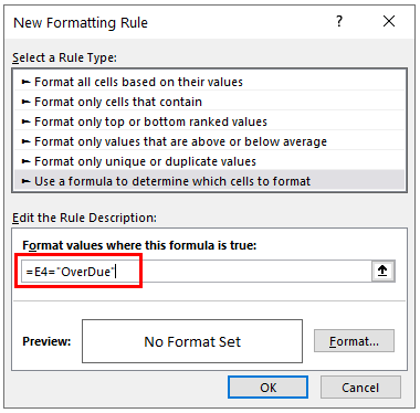 conditional formatting if statement formatting rule