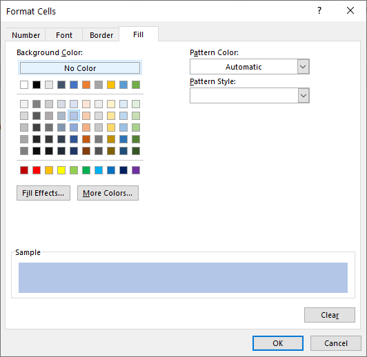 conditional formatting set format