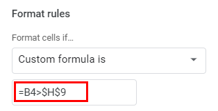 google sheets conditional formatting dates in cell formula