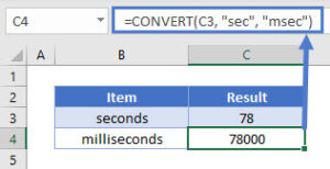 Excel CONVERT Function - Convert units in Excel