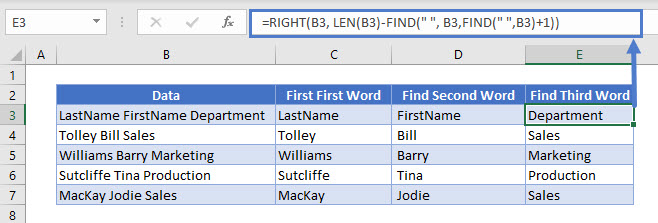 Find Third Word