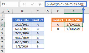 Find Earliest or Latest Date Based on Criteria - Excel & Google Sheets ...