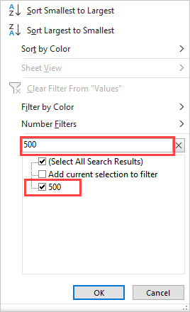 Using Filter 5