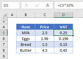 calculate vat tax 1