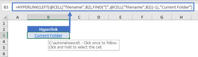 hyperlink to current folder 1
