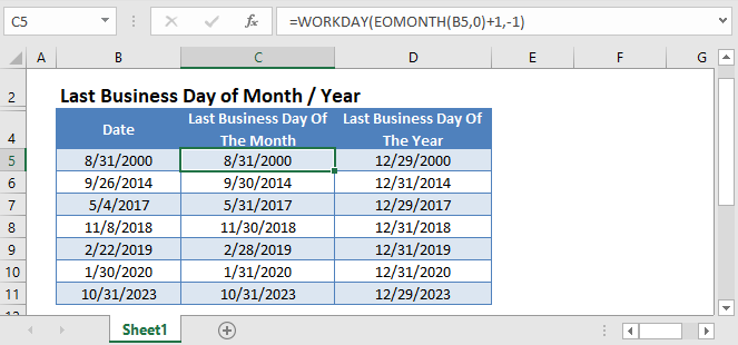 last business day month year