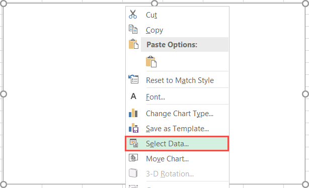 Open the Select Data dialog box