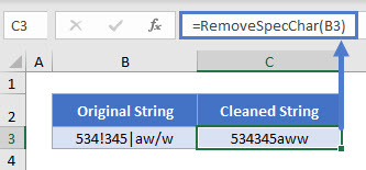 remove special characters 1