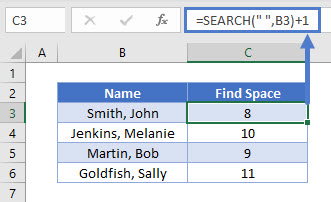 switch first last names commas SEARCH