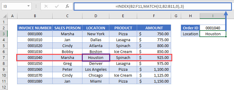 Return Cell Address Instead of Value INDEX