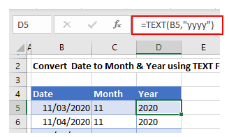 How to Convert Date to Month & Year in Excel & Google Sheets - Automate